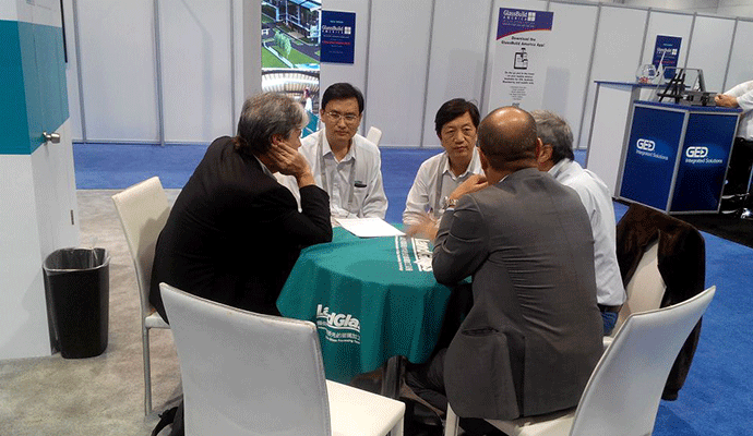 蘭迪機器，GLASSBUILD AMERICA 2014